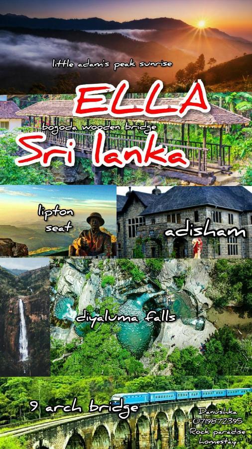 Rock Paradise Homestay Ella Exterior foto